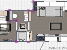 Sonderbau Truck-Camper, mobile Wohnkabine, Motor home, Luxusausstattung