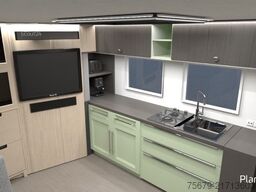 Sonderbau Truck-Camper, mobile Wohnkabine, Motor home, Luxusausstattung