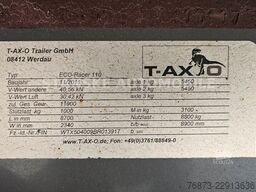  TAXO ECO RACER 110 11.9 To. TANDEM BORDWAND