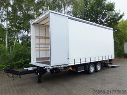 Möslein TPS 11 DL 7,30  neuer Planenanhänger, Ladebordwand + Durchladbar