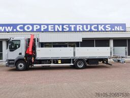 DAF LF 260 Openwagen+ Kraan Fassi F85 B023+ Radio c...