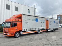 Mercedes-Benz Atego 1530 LL + Anhänger Doppelstock LBW