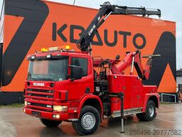 Scania P 114 4x4 BRO WRECKER / 2x WINCH 10 + 30 ton / ...
