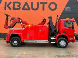 Scania P 114 4x4 BRO WRECKER / 2x WINCH 10 + 30 ton / ...