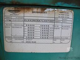 BROSHUIS Semi Tieflader 4 Achs SAF TELESKOP Nr.: 207