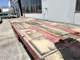 t3 3 Achs Tiefladeranhänger mit gerader Ladefläche