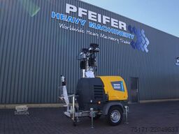 Torre faro Atlas Copco Hilight H6+ Valid inspection, Max Boom Height 8m,