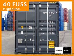 40 Fuß High Cube Seecontainer-Anthrazit one Way / 12Meter Lagercontainer /