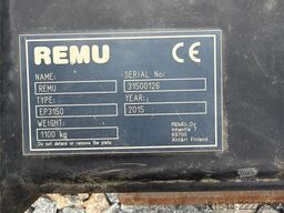 Remu EP3150 screening bucket with S60 attachment