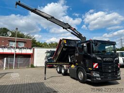 SCANIA R650 V8 3Skipper+HIAB X-HIDUO 188 Kran 6x4