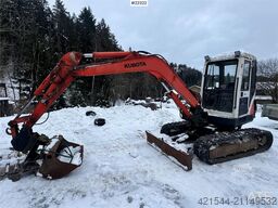 Kubota KX161-2 Tracked Excavator with Hydraulic Grading B