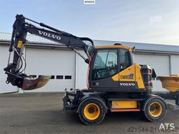 Volvo EWR130 Wheel Excavator w/ Rototilt and 2 buckets.