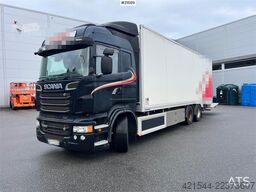 Scania R500 6x2 box truck w/ 2 temp refrigerator/freezer