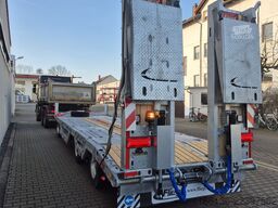 Fliegl Tiefladeanhänger mit gerader Plattform