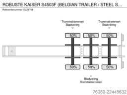 ROBUSTE KAISER S4503F (BELGIAN TRAILER / STEEL SUSPENSION / LA...