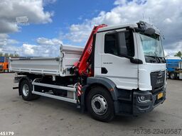 MAN TGM 18.320 Euro 6 Fassi 13 Tonmeter laadkraan N...