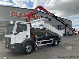 MAN TGM 18.320 Euro 6 Fassi 13 Tonmeter laadkraan N...