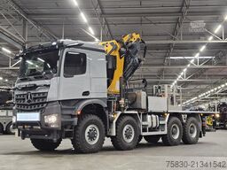 Mercedes-Benz AROCS 3253 8x8 / 65 t/m CRANE + JIB + WINCH / K...