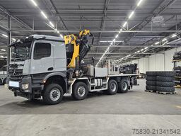 Mercedes-Benz AROCS 3253 8x8 / 65 t/m CRANE + JIB + WINCH / K...