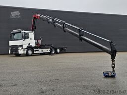 Renault T-430 / 6X2 / HMF 26TM / CRANE / GRUE