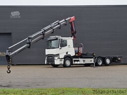 Renault T-430 / 6X2 / HMF 26TM / CRANE / GRUE