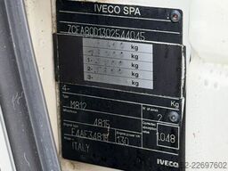 Iveco EUROCARGO 80E18 CLOSED BOX 6m00 x 2m49 x 2m37 -...
