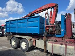 MAN STEYR 33S41 ABROLLCONTAINER+KRAN FASSI+CONTAINER