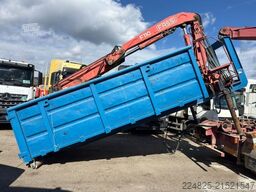MAN STEYR 33S41 ABROLLCONTAINER+KRAN FASSI+CONTAINER