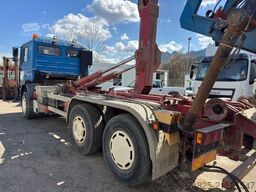 MAN STEYR 33S41 ABROLLCONTAINER+KRAN FASSI+CONTAINER