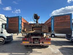 MAN STEYR 33S41 ABROLLCONTAINER+KRAN FASSI+CONTAINER