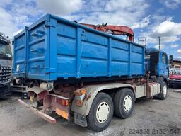 MAN STEYR 33S41 ABROLLCONTAINER+KRAN FASSI+CONTAINER