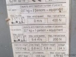 Skyjack SJ III 3219 elektr. Hebebühne AH 7,80 m