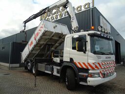 Scania P360 6X2 + HMF 1420 K2 + REMOTE + TIPPER + EURO 5
