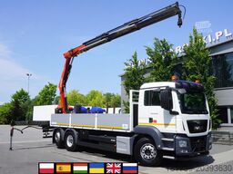 MAN TGS 26.360 Flatbed / Fassi F175 7.7 T /