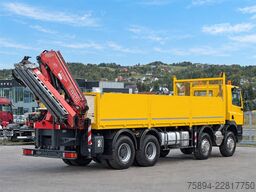DAF CF 85.430 Pritsche 7,70 m + KRAN * 8x4!