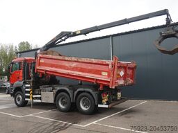 MAN TGS 28.400 6X6 2 SIDE TIPPER WITH HMF 1643 CRAN...
