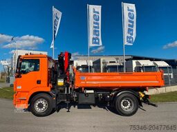 MAN TGM 15.320/BL/4x2/Meiller/Kipper/Kran/Nur 19 tkm