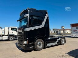 SCANIA S 500 * 2 X TANK  * ALCOA * LEDER * 1 HAND *HYDR