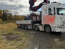 Camión grúa Scania R500 8x2 Crane truck – HMF 7020 with jib and winch