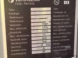  Varmeteknikk SB4500 Heating system