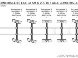 D-TEC COMBITRAILER S-LINE CT-521-S VCC-06 5-AXLE COMBI