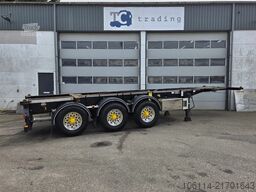 Van Hool 3-ASSIGE OPLEGGER A3C002 20/30 FT ADR trailer.