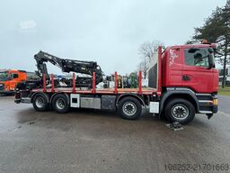 Scania R490 8x4 PRITSCHE + KRAN HIAB 377 E-4 HIPRO + J...