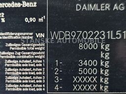 MERCEDES-BENZ ATEGO 816 KLIMA BLAT / LÜFT Wechselfahrgestell