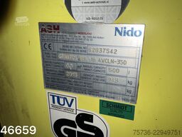 ESVE 2-assige aanhangwagen met Nido 1,1 m³ zoustrooier