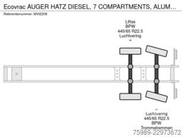 Ecovrac AUGER HATZ DIESEL, 7 COMPARTMENTS, ALUMINUM, BP...