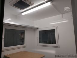 Respo mobiles Büro Pausenraum Überwachung mit Toilette Isoliert Heizung Klima Licht Teeküche verfügbar