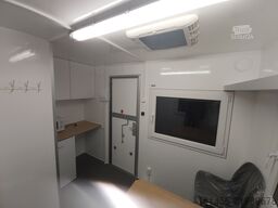 Respo mobiles Büro Pausenraum Überwachung mit Toilette Isoliert Heizung Klima Licht Teeküche verfügbar