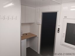 Respo mobiles Büro Pausenraum Überwachung mit Toilette Isoliert Heizung Klima Licht Teeküche verfügbar