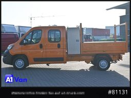 PEUGEOT Boxer Pritsche Doka, 7 Sitzer, Werkzeugkasten